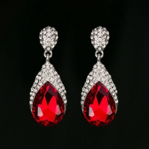 Boucles D'oreilles De Bal En Strass Diamant