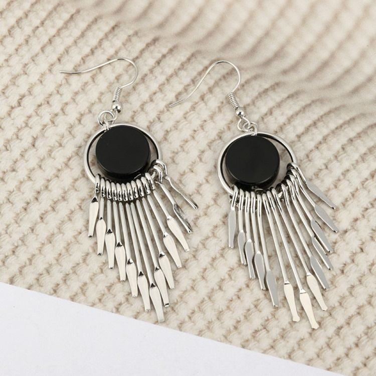 Boucles D'oreilles Pour Dames À Glands Longs De Styles Ericderss Ankara