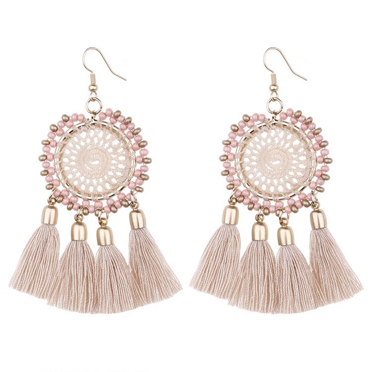 Boucles D'oreilles Pour Femmes De Mariage Bohème En Alliage Évidé