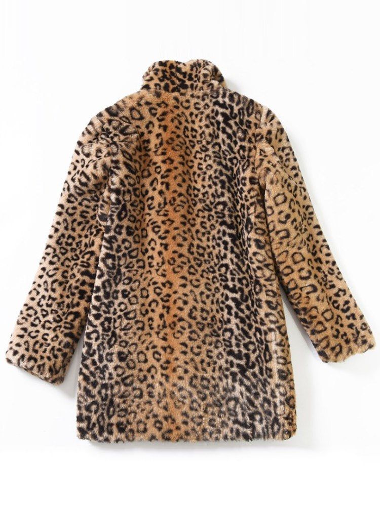 Manteau Ample À Manches Longues Sexy Léopard Pour Femmes