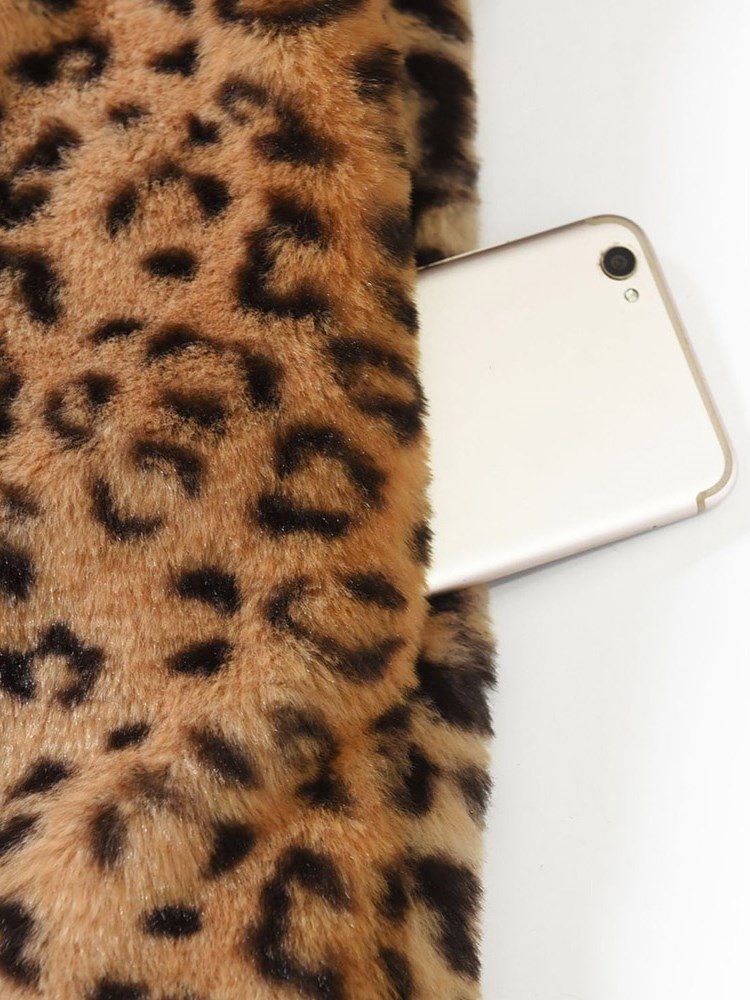 Manteau Ample À Manches Longues Sexy Léopard Pour Femmes