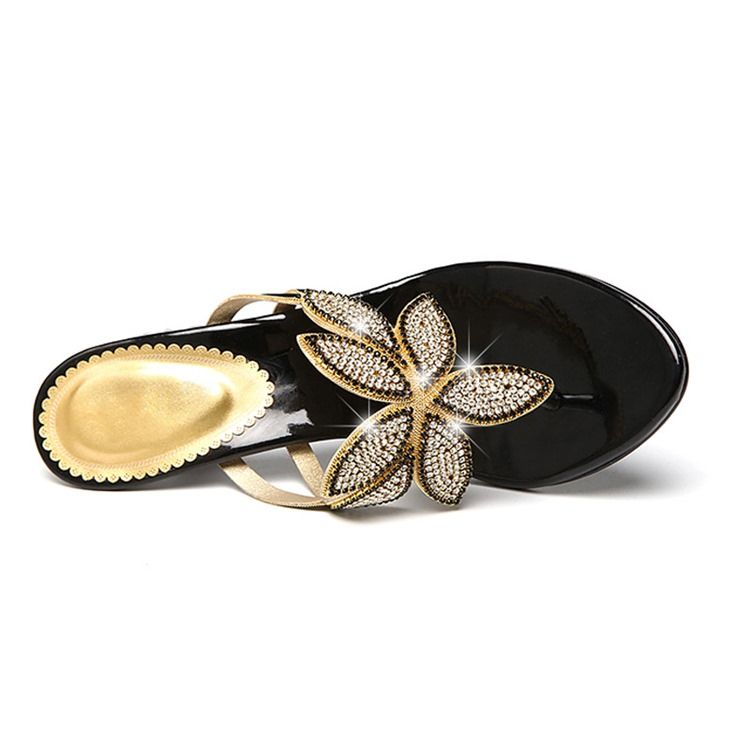 Mules À Enfiler Pour Femmes Avec Strass Et Strass Floal